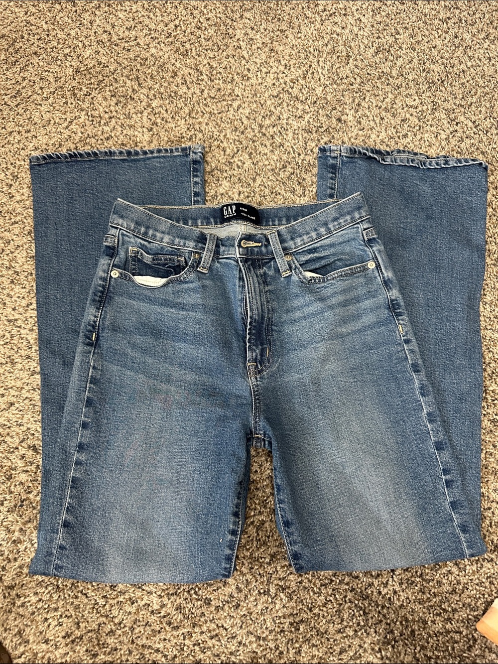 Gap denim flare 70s jeans